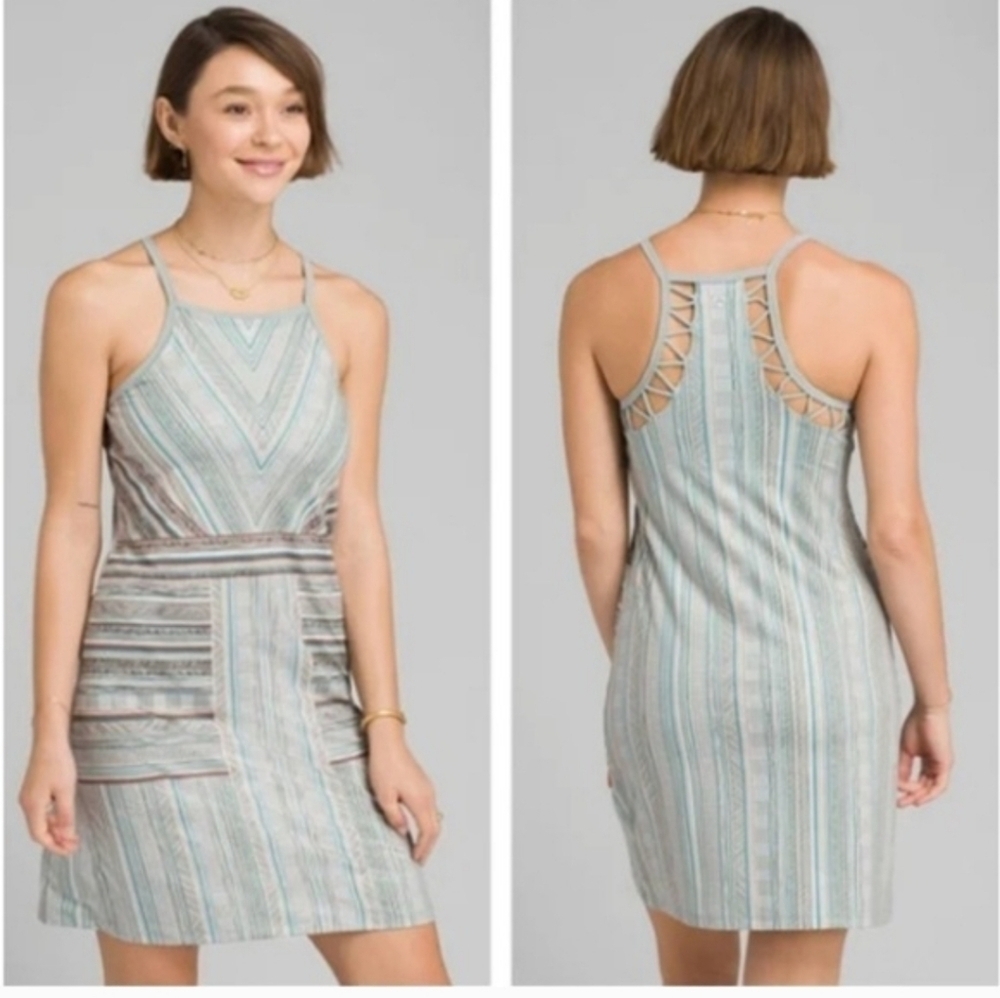 PrAna Ardor Agave Samba Dress Sz M
